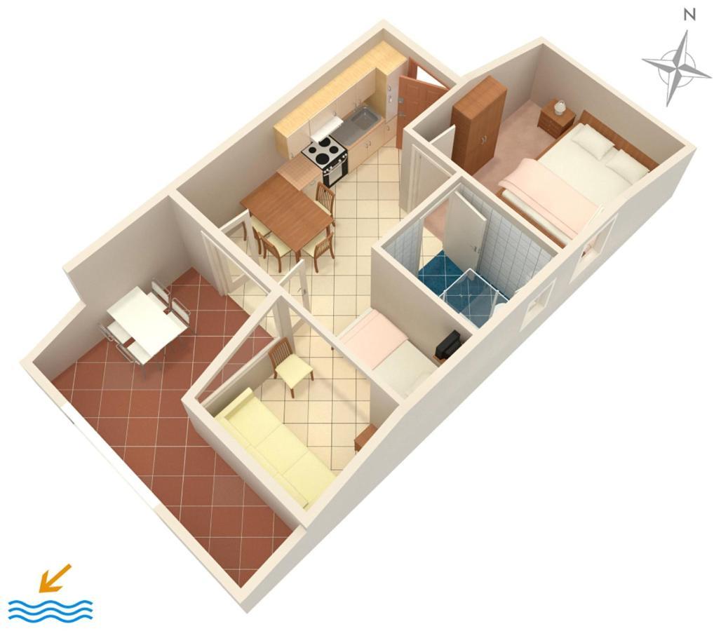 Apartments By The Sea Mandre, Pag - 4098 ภายนอก รูปภาพ